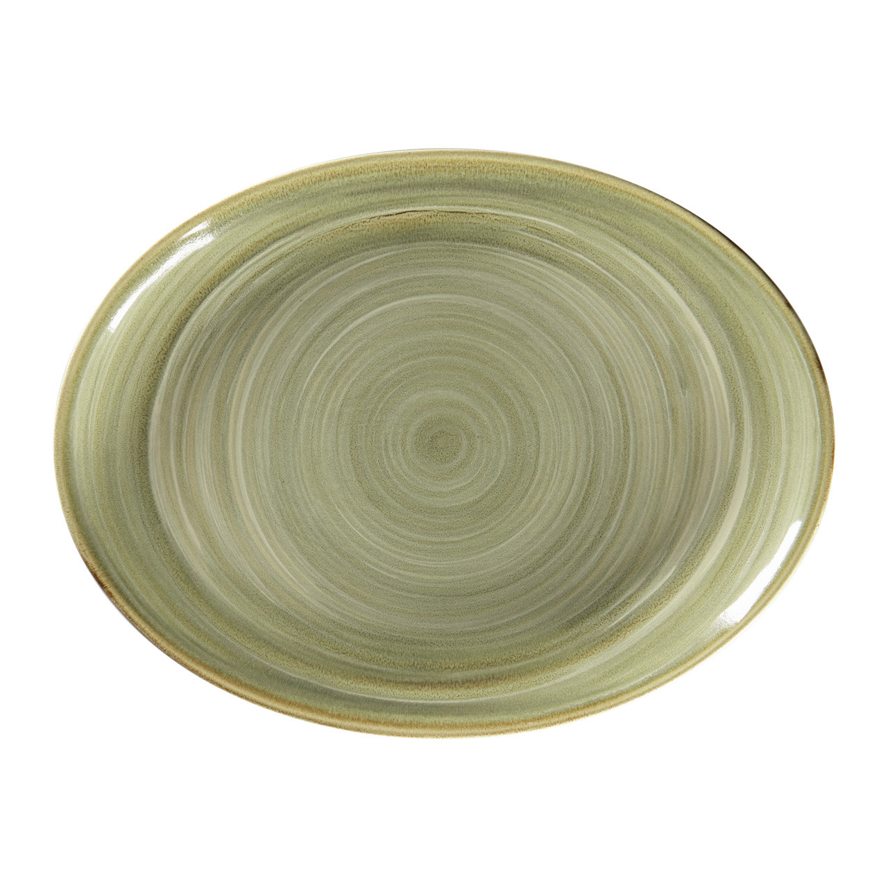 Spot, Platte oval 360 x 270 mm emerald green